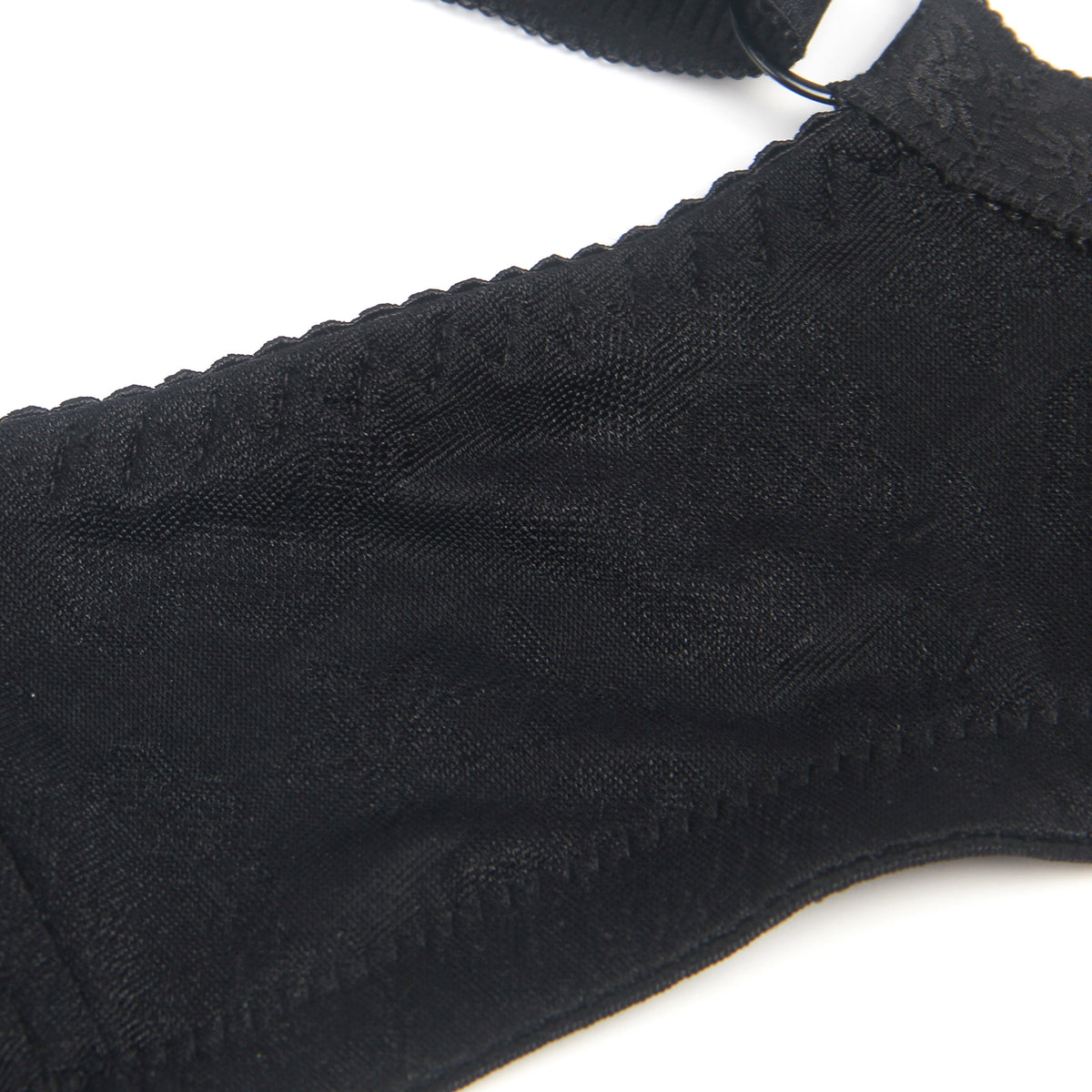 Soutien-gorge sexy en maille jacquard noir