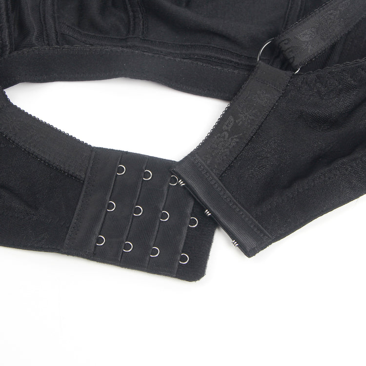 Soutien-gorge sexy en maille jacquard noir