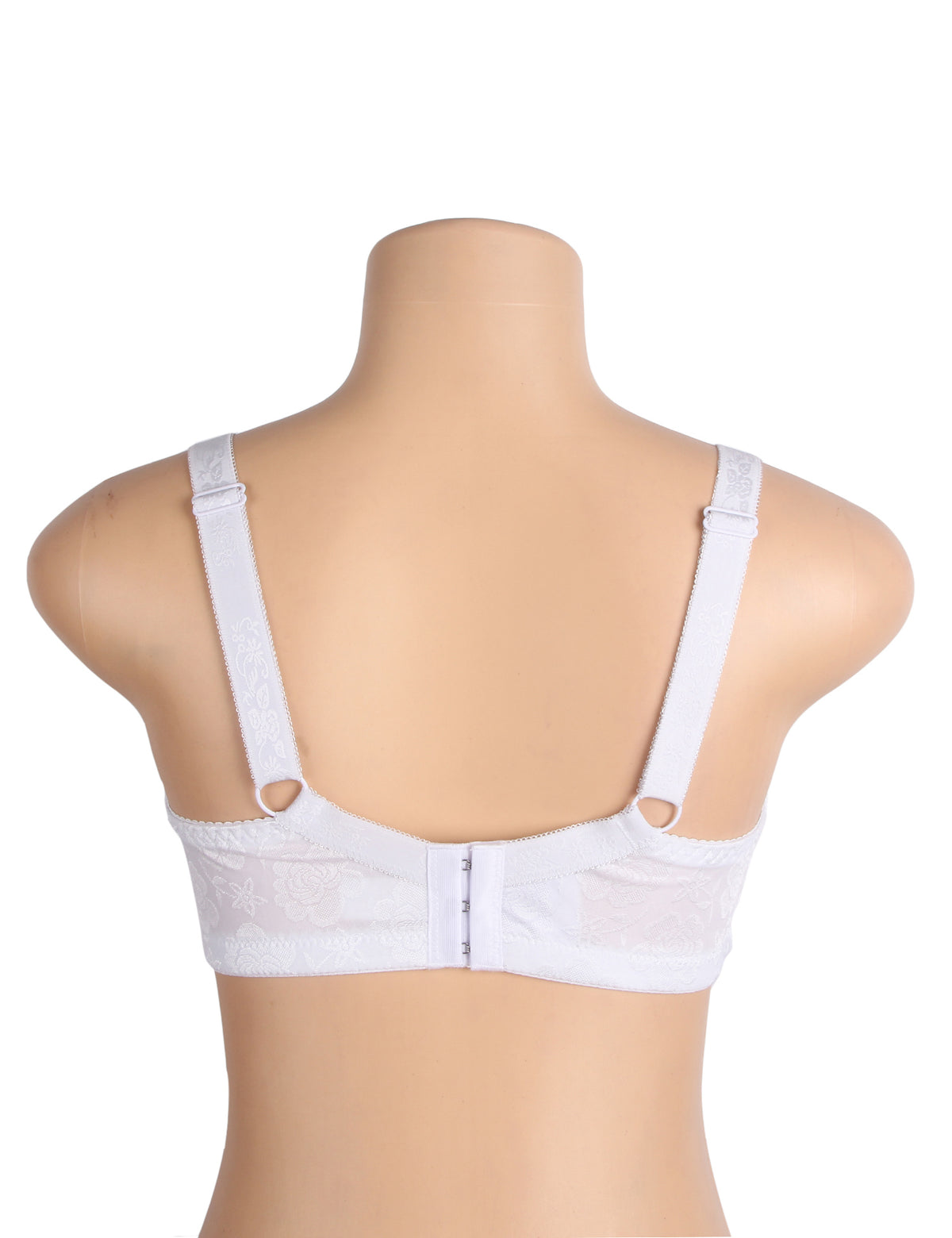 Soutien-gorge en maille jacquard blanche sexy