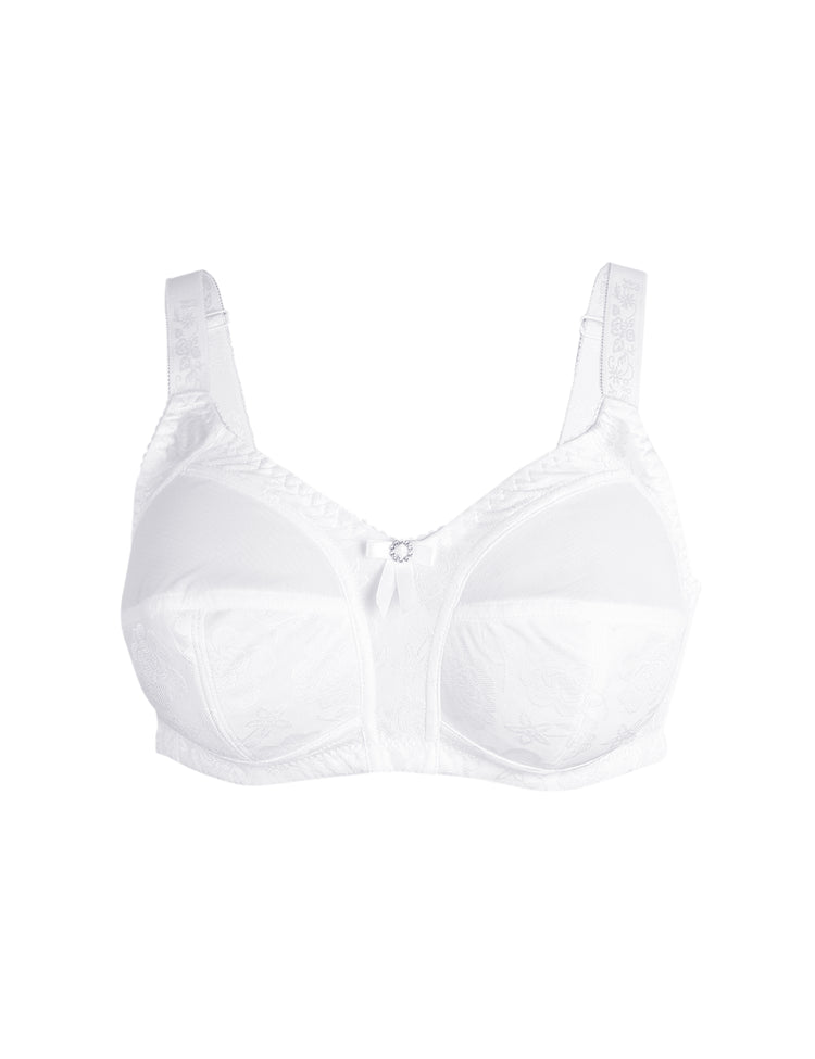 Soutien-gorge en maille jacquard blanche sexy