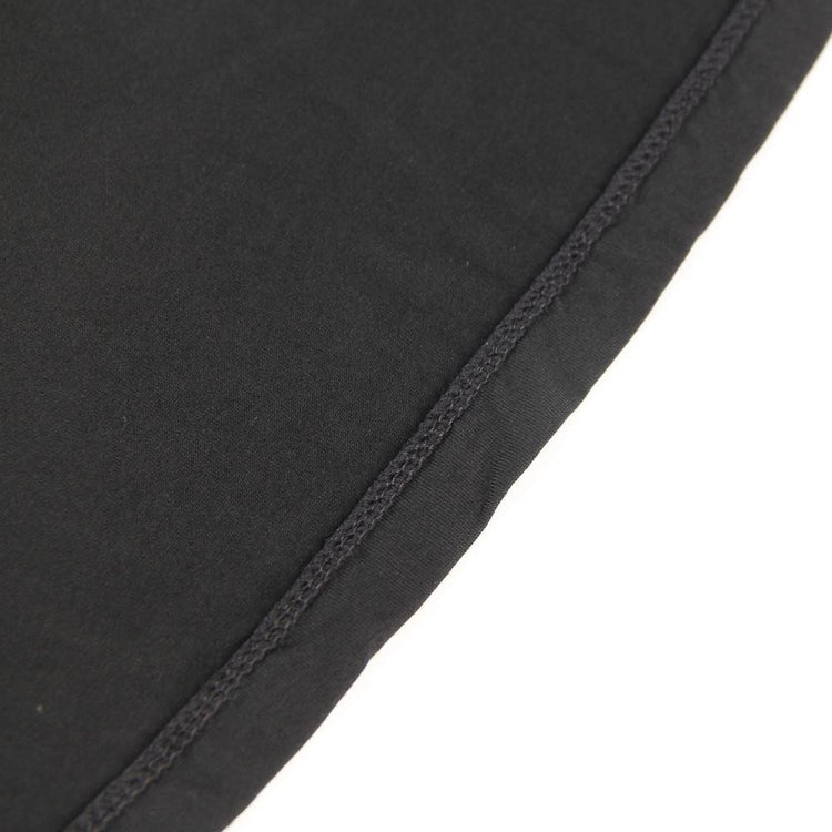 Nuisette Satinée Noire avec Broderie Élégante