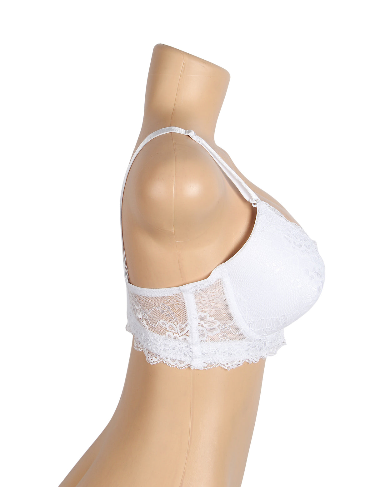 Soutien-gorge en dentelle blanche intemporelle