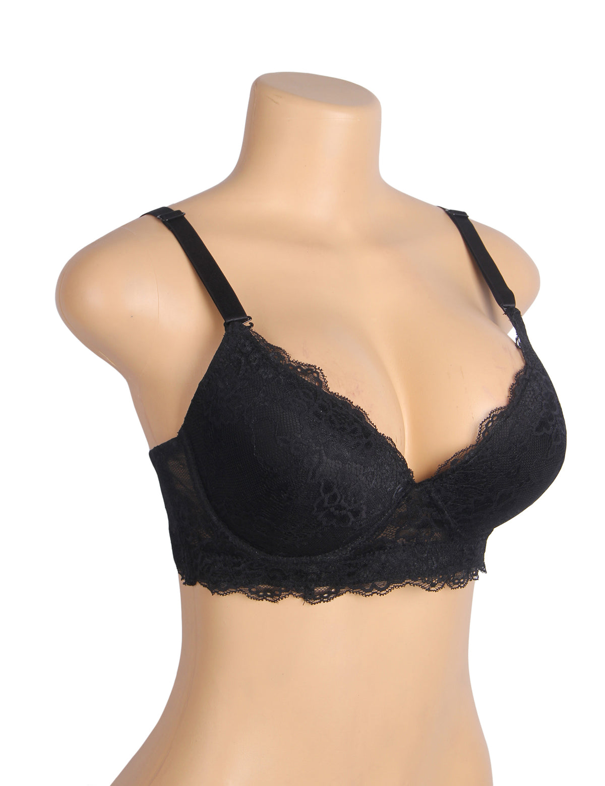 Soutien-gorge en dentelle noire élégante