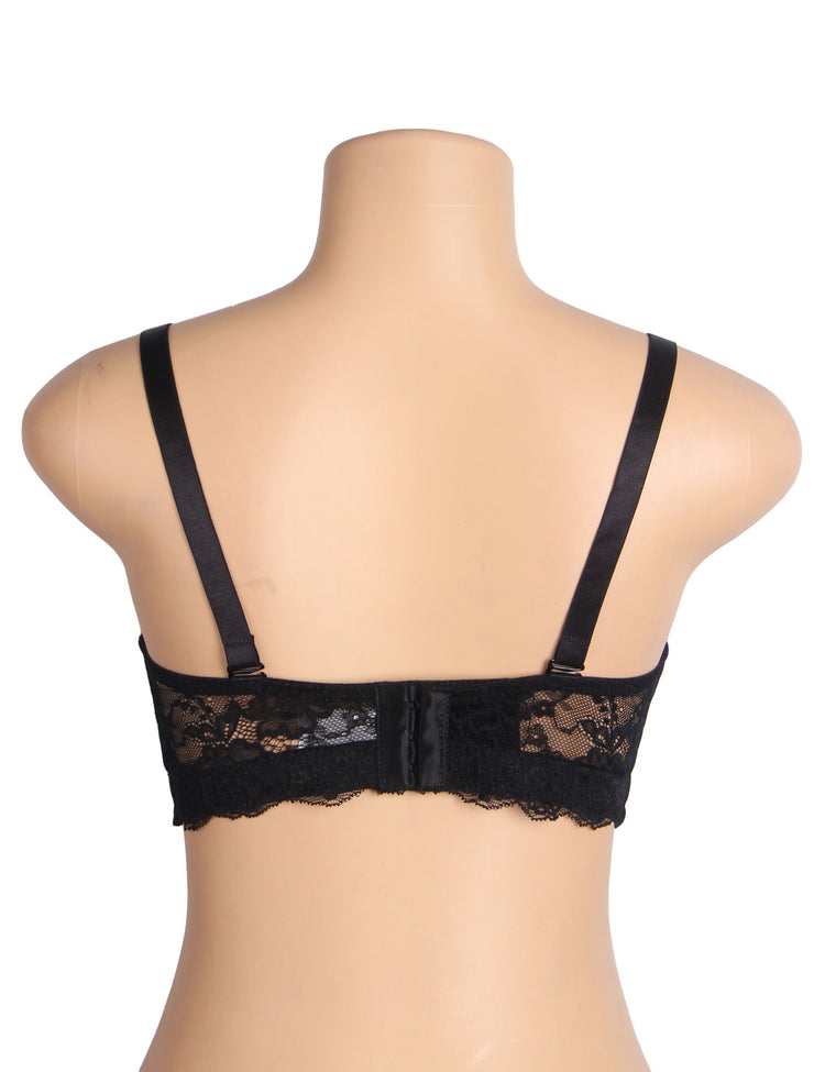 Soutien-gorge en dentelle noire élégante