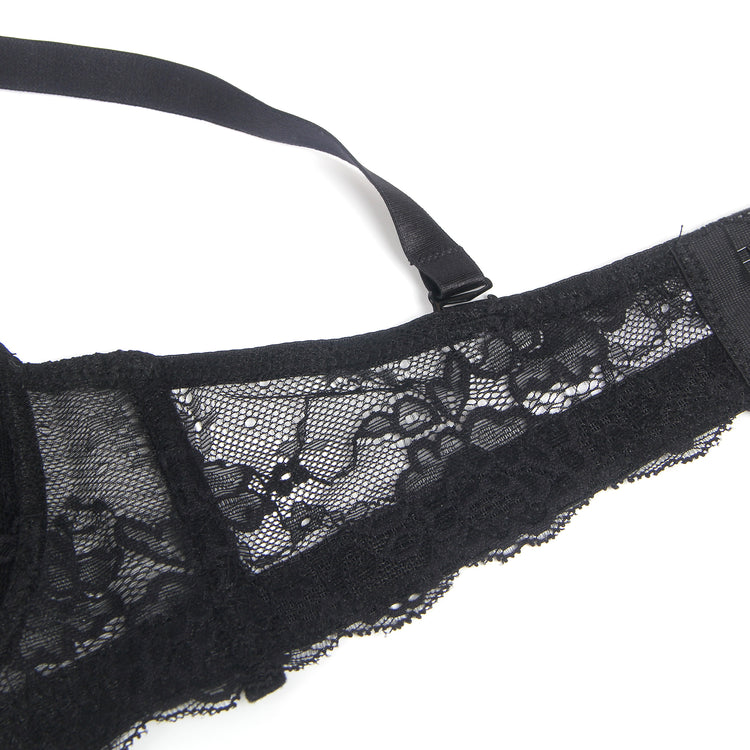 Soutien-gorge en dentelle noire élégante