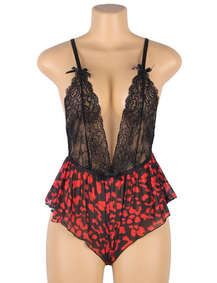 Body Sexy en dentelle rouge
