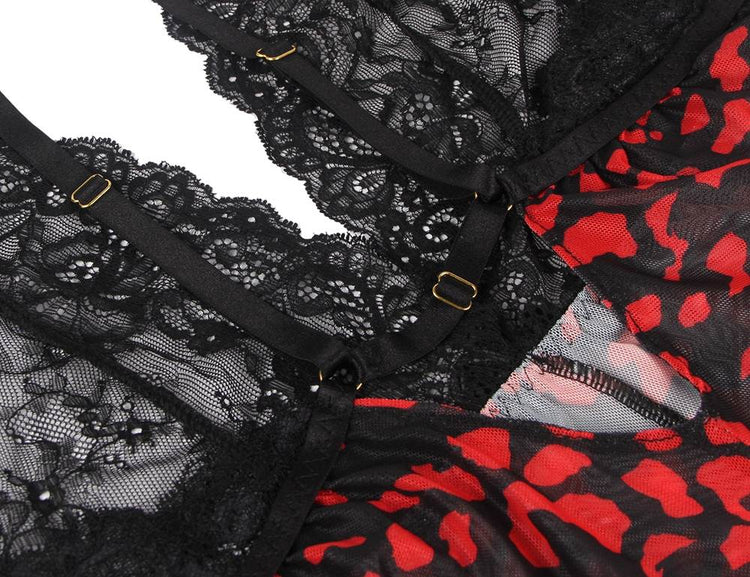 Body Sexy en dentelle rouge
