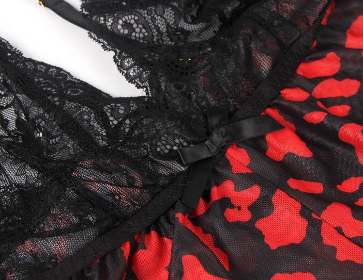 Body Sexy en dentelle rouge