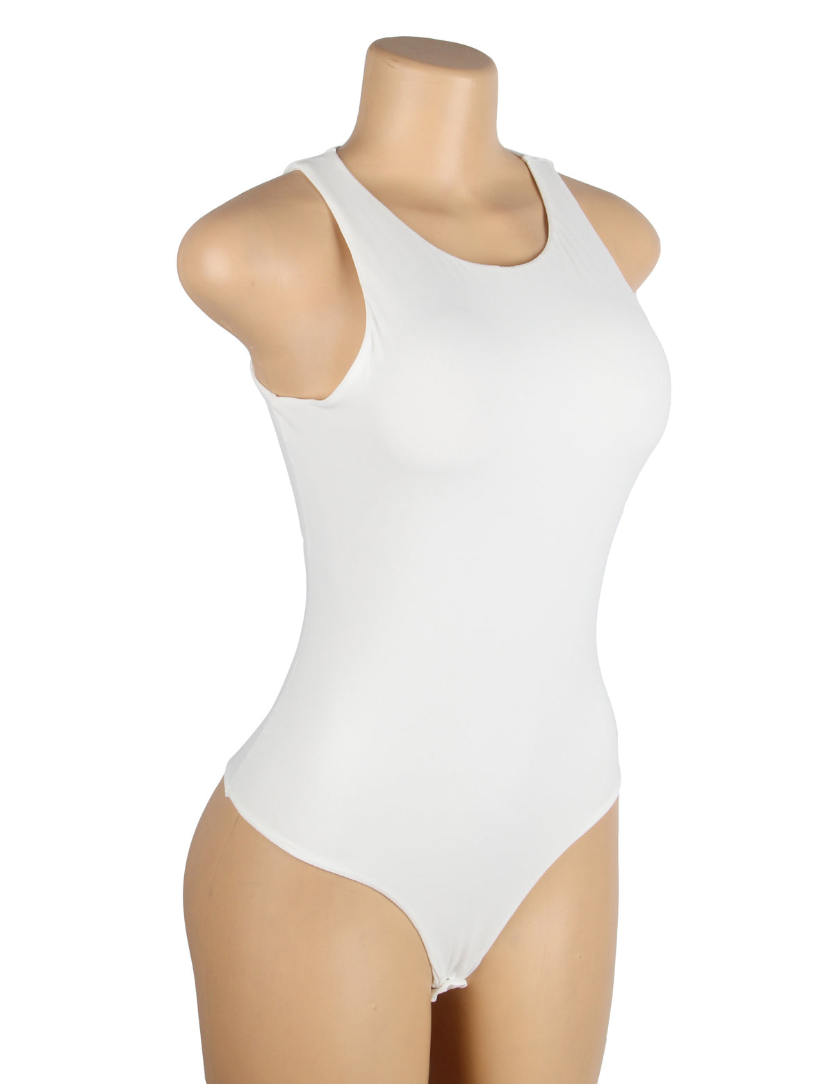 Body basique sans manches avec col rond