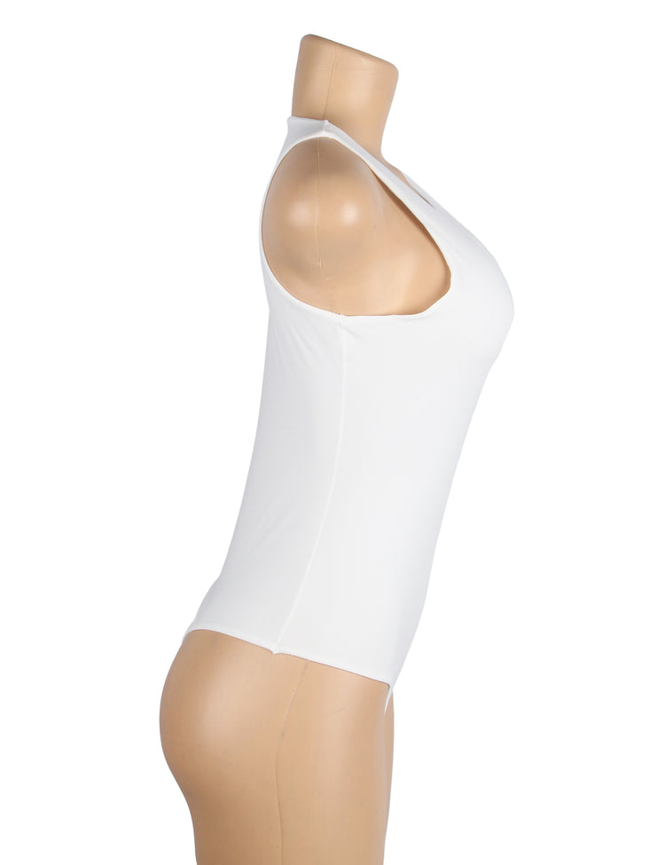 Body basique sans manches avec col rond